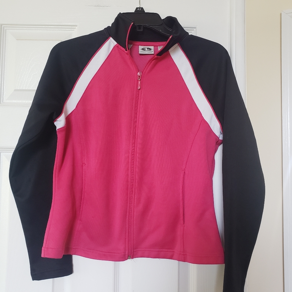 Athletic Works Pink Athletic Track Jacket